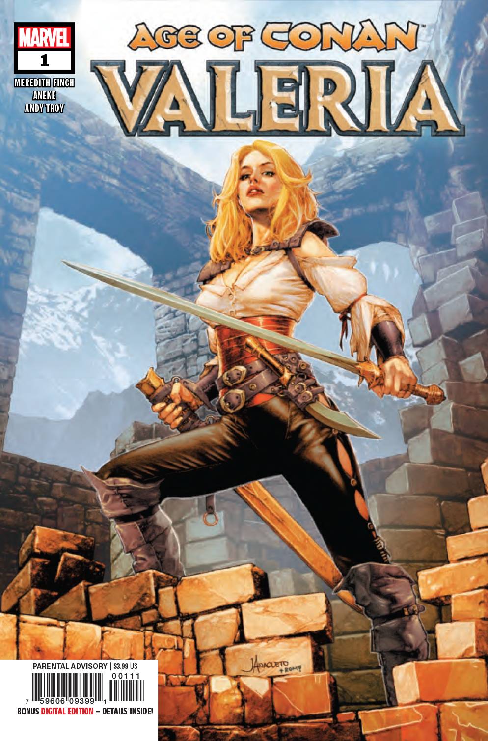 Age of Conan: Valeria #  1 of 5 (Marvel Comics 2019)