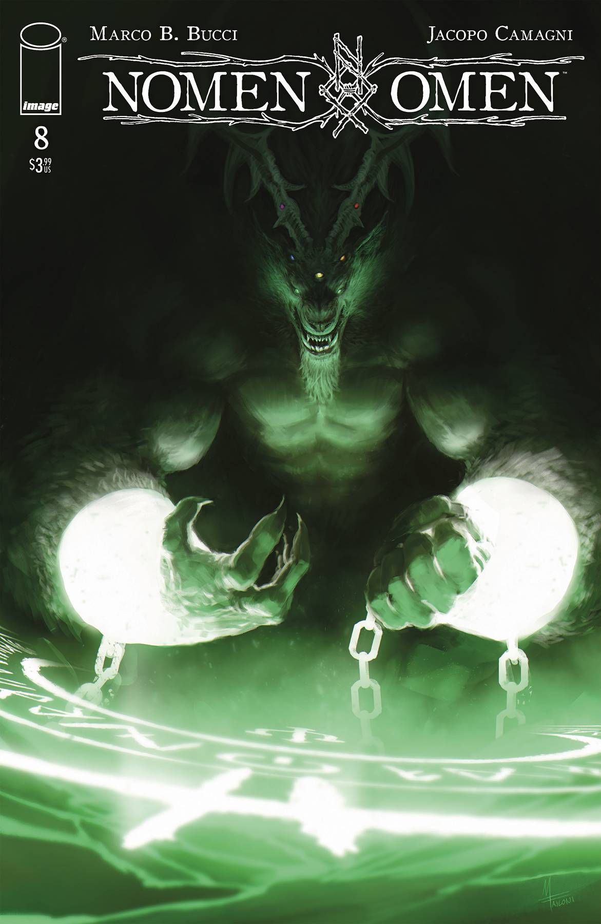Nomen Omen #  8 of 15 (Image Comics 2020) David Nakayama Cover