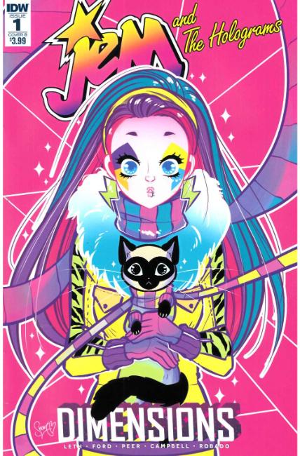 Jem and The Holograms: Dimensions # 1 - Variant Cover B (IDW Publishing 2017)