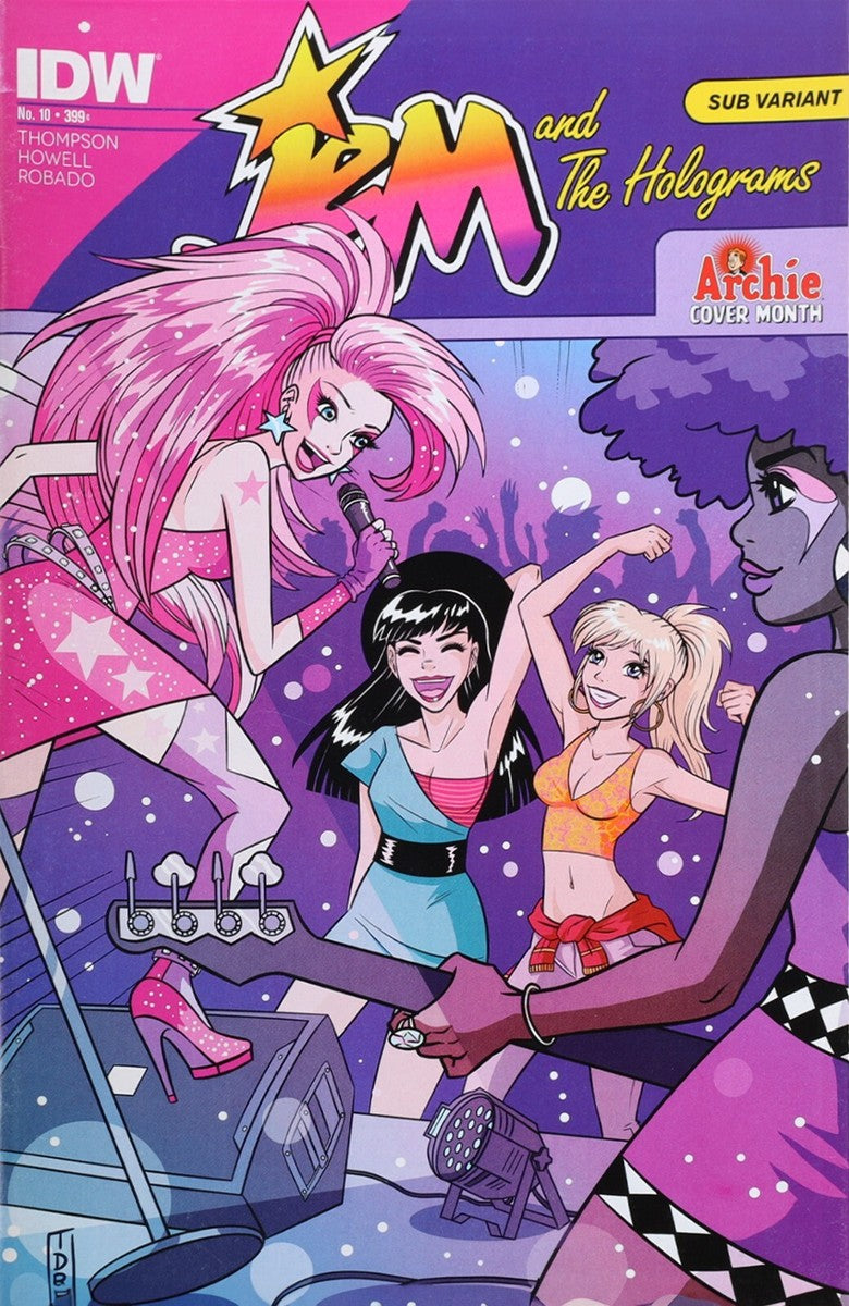 Jem and The Holograms # 10 - Subscription Variant Cover (IDW Comics 2015)