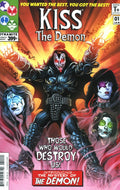 Kiss: The Demon # 1 of 4 (Dynamite Comics 2017) Variant Cover B Tom Mandrake Fantastic Four Homage