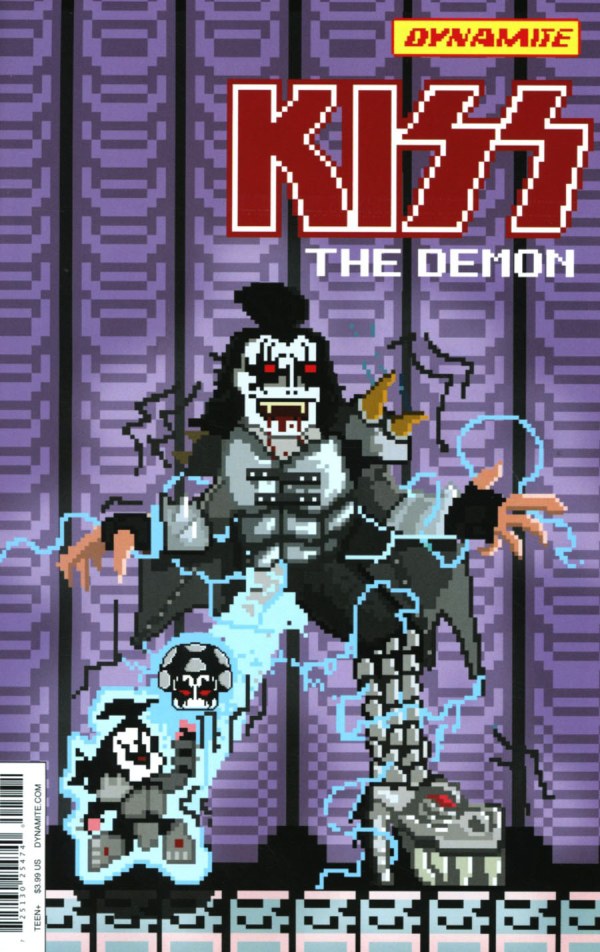 Kiss The Demon # 2 of 4 (Dynamite Comics 2017) Variant Cover C Michael Adams 8-Bit