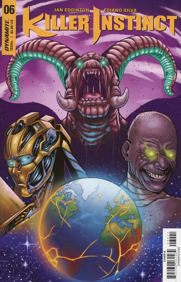 Killer Instinct # 6 (Dynamite Comics 2018) Variant Cover B Álvaro Sarraseca