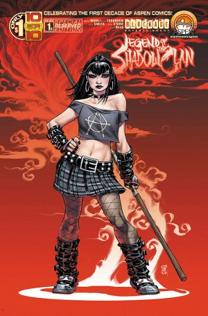 Legend of the Shadow Clan # 1 (Aspen Comics 2013) Variant Cover B