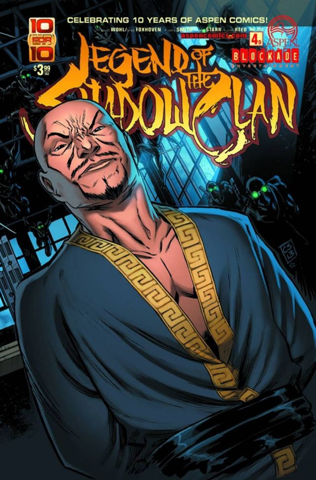 Legend of the Shadow Clan # 4 (Aspen Comics 2013) Variant Cover D