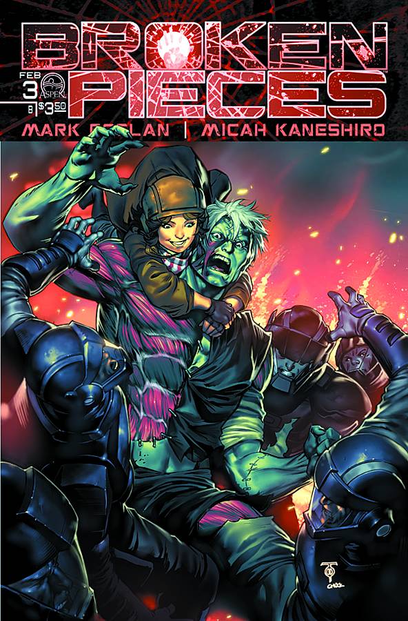 Broken Pieces # 3 (Aspen Comics 2012) Variant Cover B