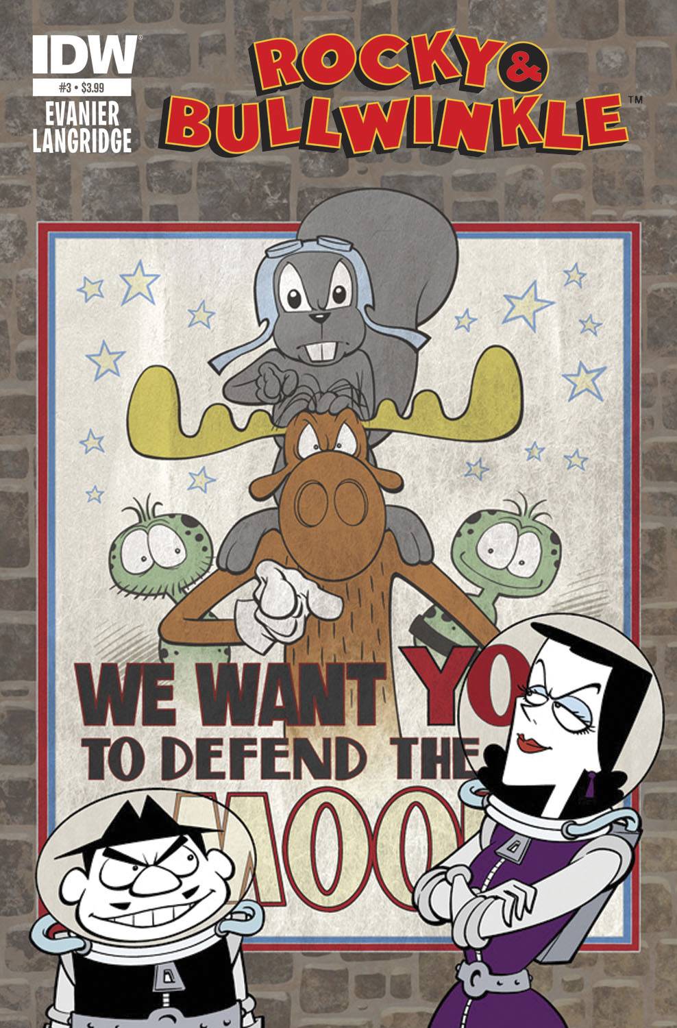 Rocky and Bullwinkle # 3 (IDW Comics 2014)