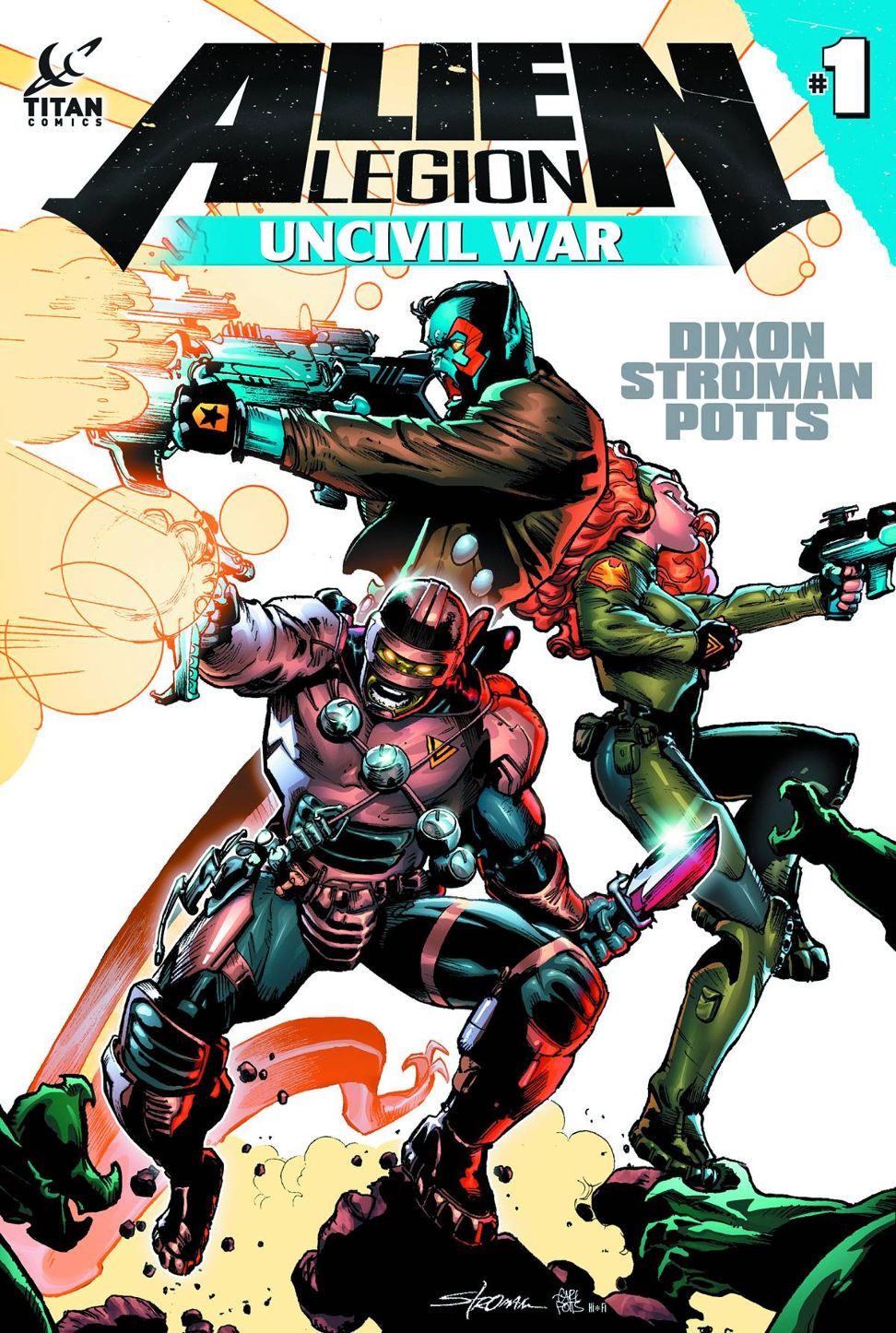 Alien Legion Uncivil War # 1 (Titan Comics 2014)