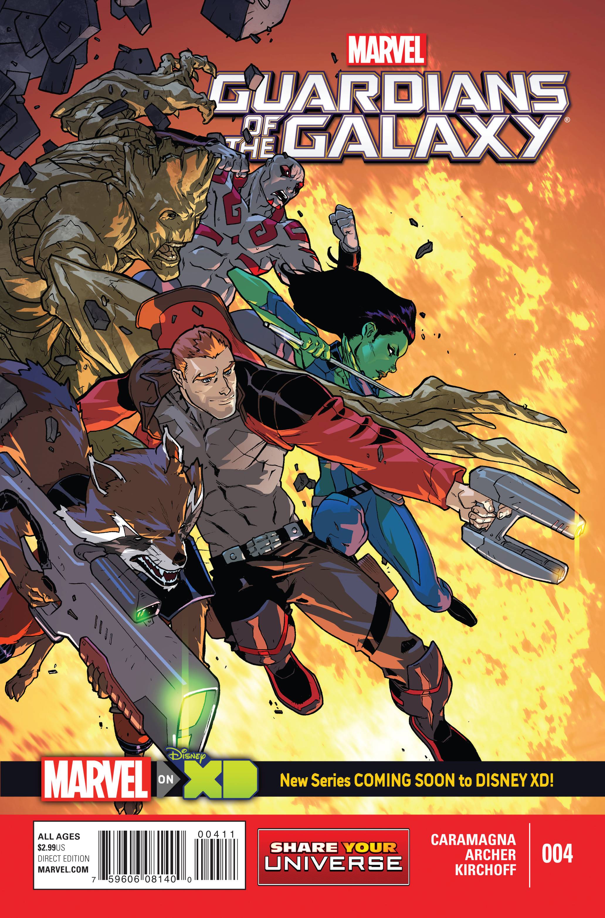 Marvel Universe: Guardians of The Galaxy # 4 of 4 (Marvel Comics 2015)
