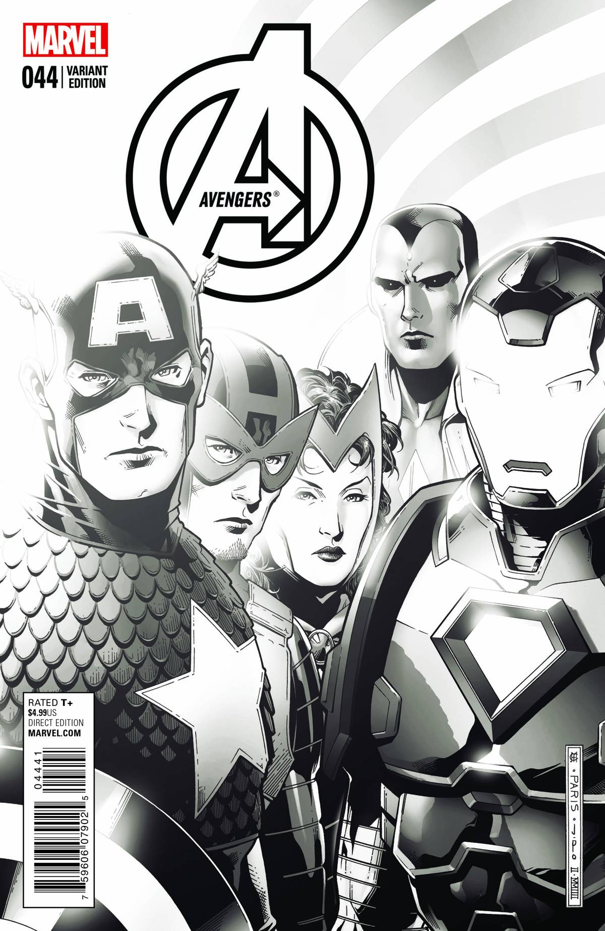 Avengers # 44 (Marvel Comics 2014) Variant Edition