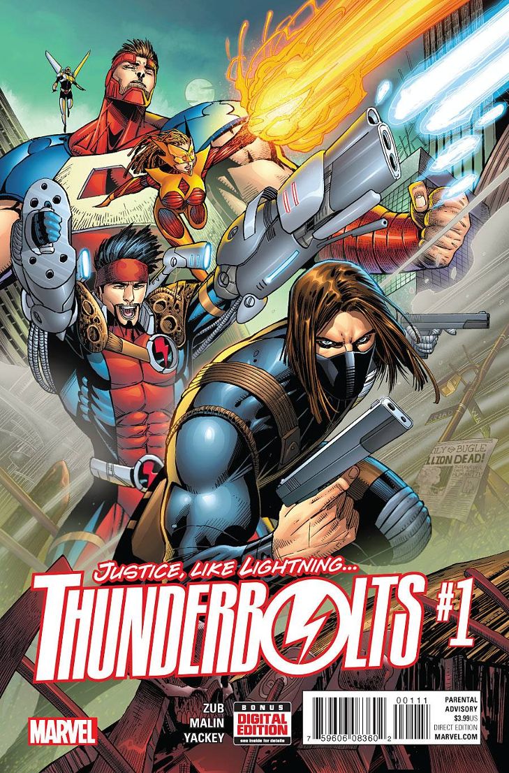 Thunderbolts volume 3 #  1 (Marvel Comics 2016)