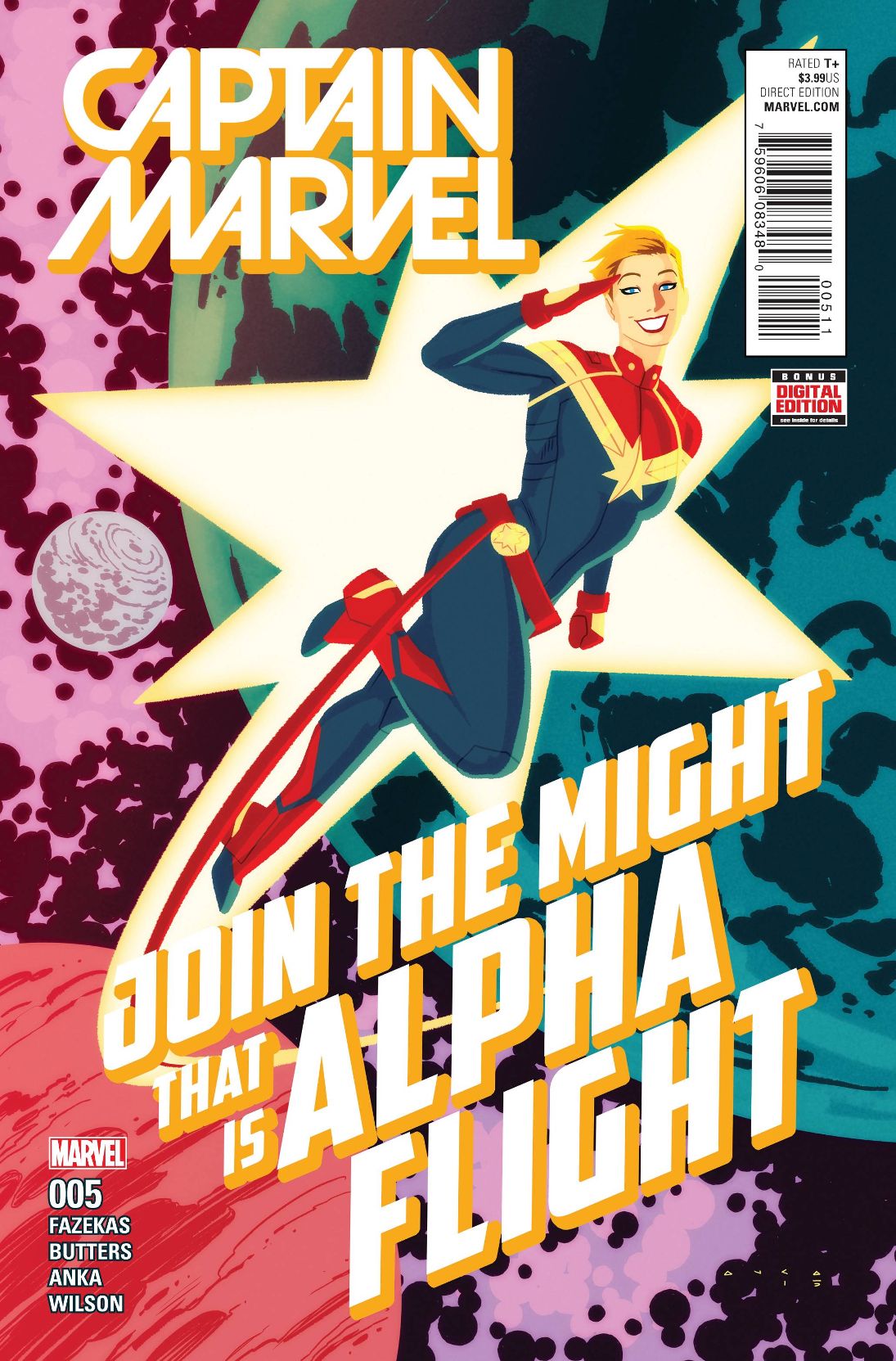 Captain Marvel volume 8 #  5 (Marvel Comics 2016)