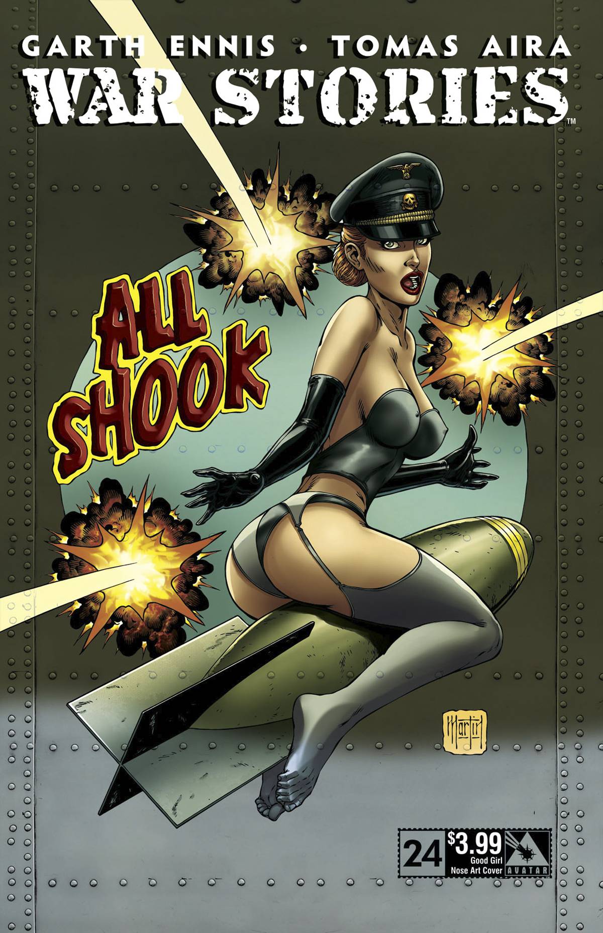 War Stories # 24 (Avatar Press 2017) Good Girl Nose Art Variant