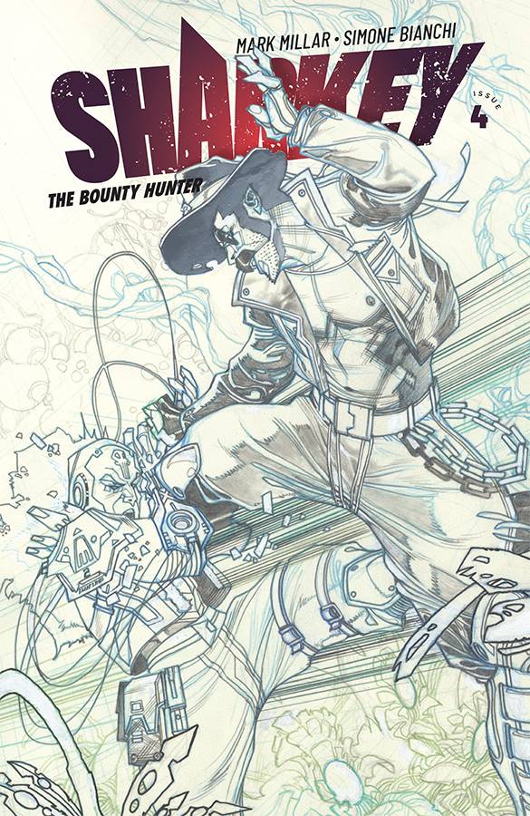Sharkey The Bounty Hunter #  4 (Image Comics 2019) Sketch Variant