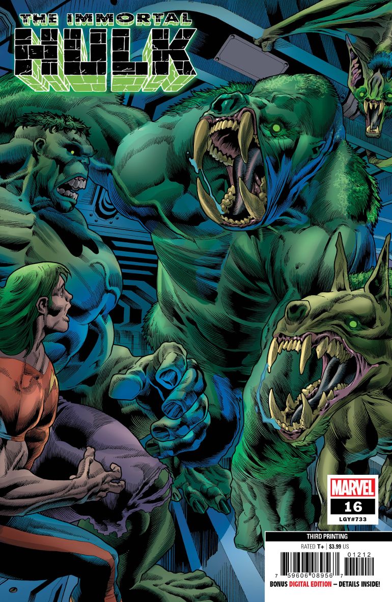 Immortal Hulk # 16 (Marvel Comics 2019) Third Printing