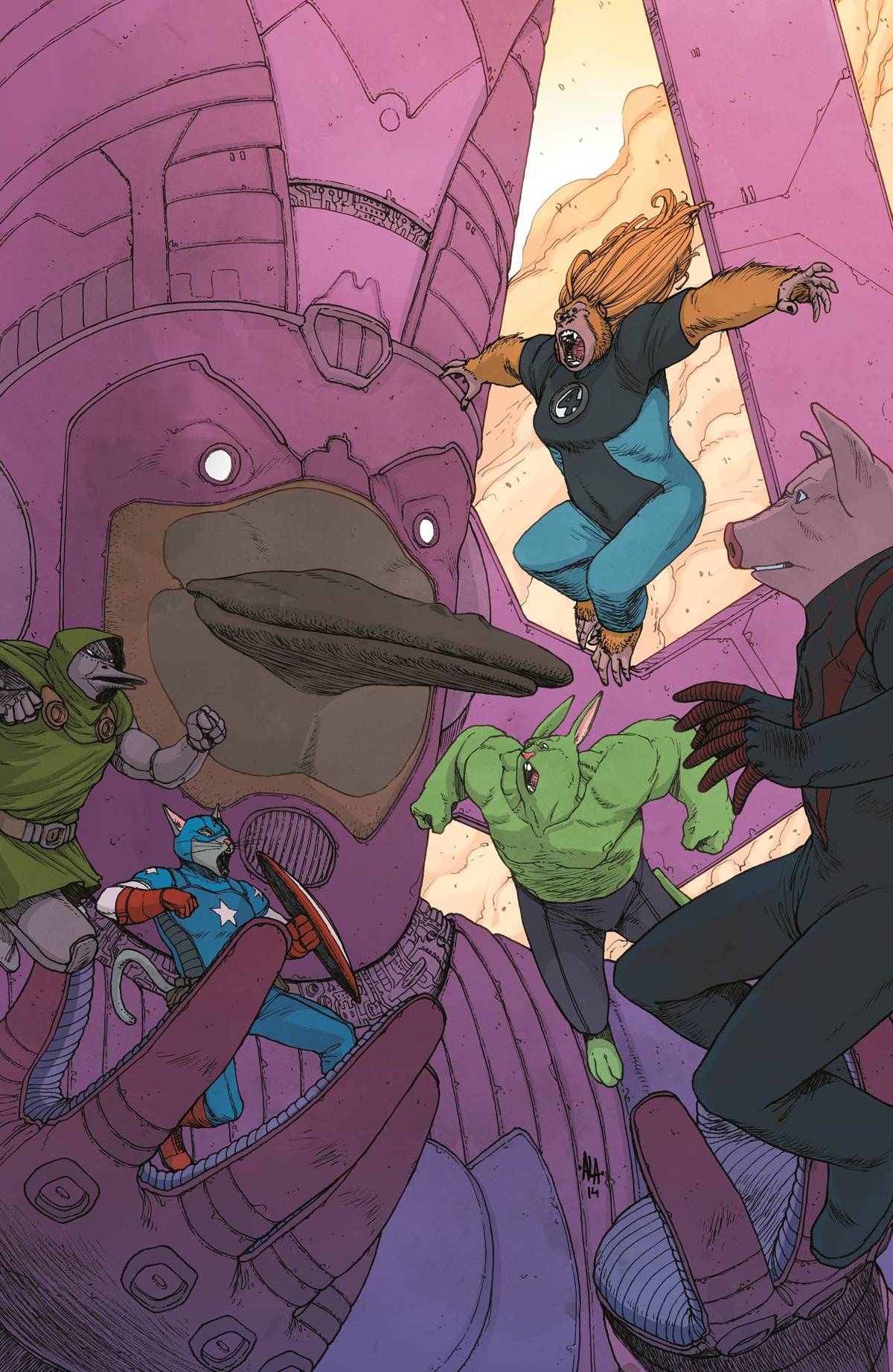 Ultimate FF #  5 (Marvel Comics 2014)