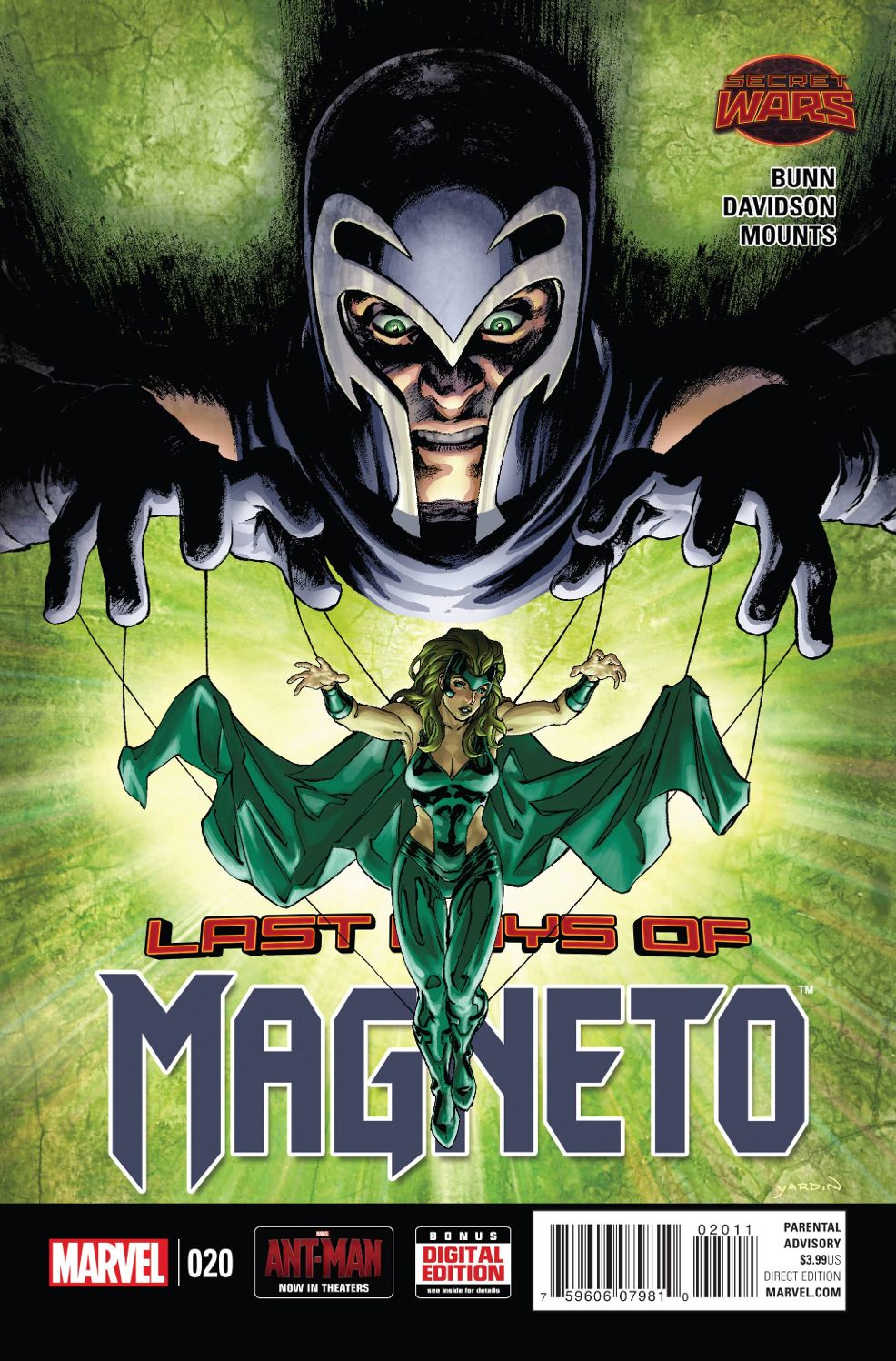 Magneto # 20 (Marvel Comics 2015)