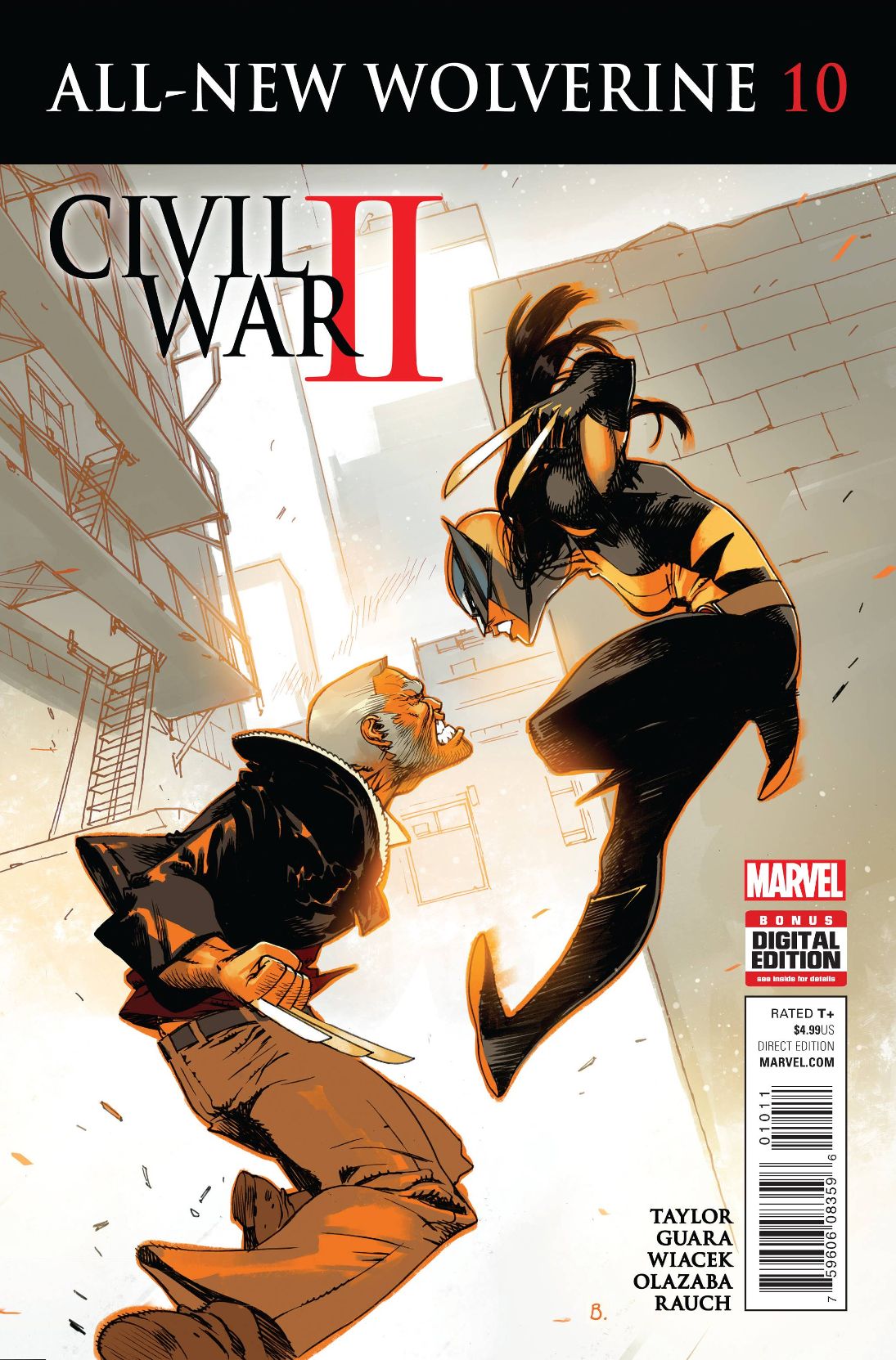 All-New Wolverine # 10 (Marvel Comics 2016)