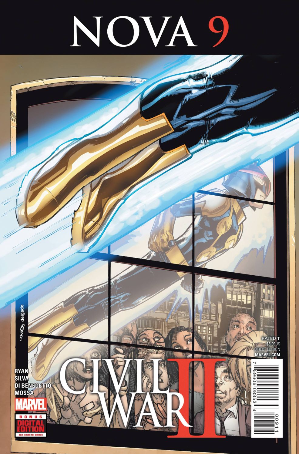Nova volume 6 #  9 (Marvel Comics 2016)