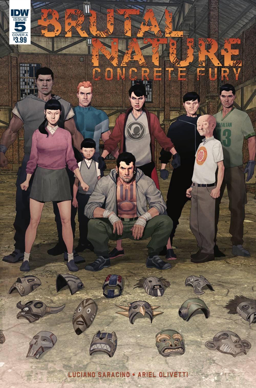 Brutal Nature: Concrete Fury #  5 of 5 (IDW Publishing 2017)