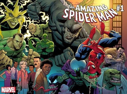 Amazing Spider-Man # 1 (Marvel Comics 2018) Wrap Cover