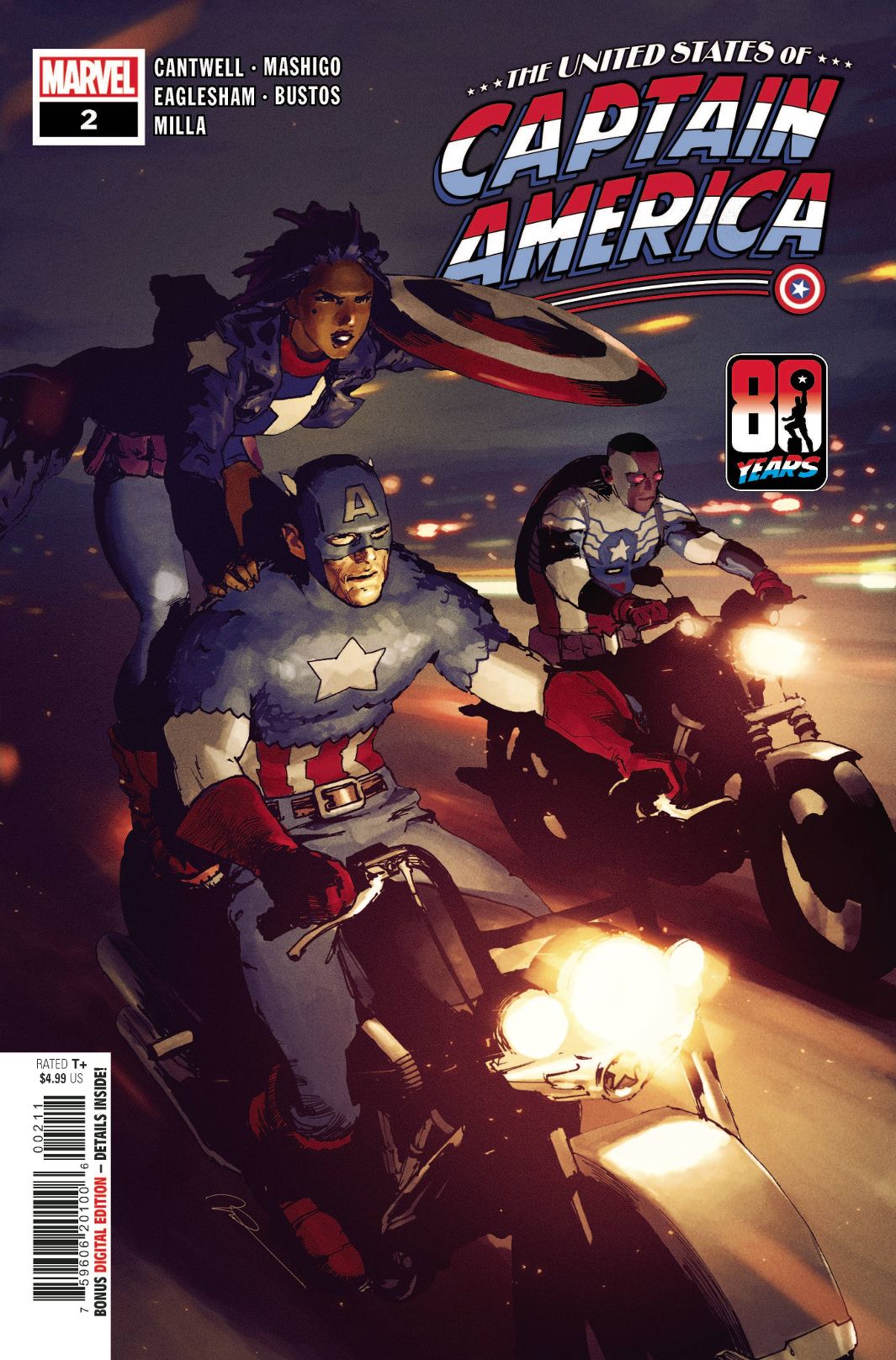 United States of Captain America #  2 of 5 (Marvel Comics 2021)