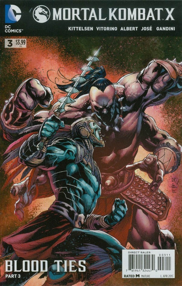 Mortal Kombat X: Blood Ties # 3 (DC Comics 2015)