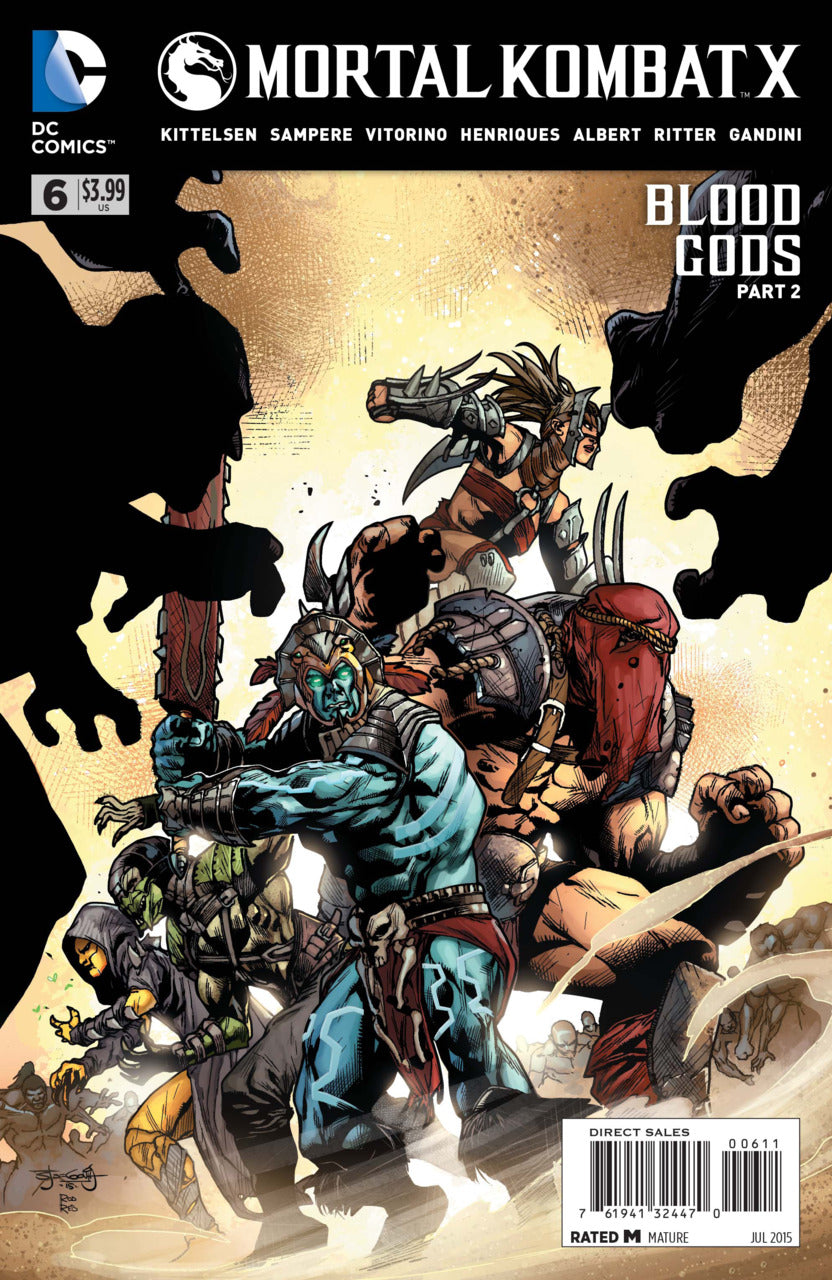 Mortal Kombat X: Blood Gods # 6 (DC Comics 2015)