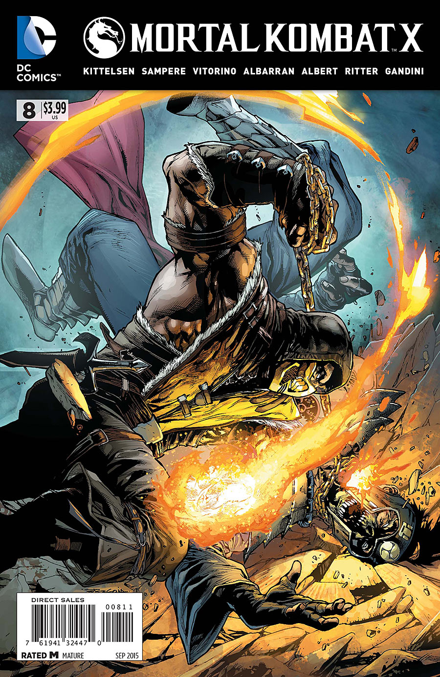 Mortal Kombat X: Blood Gods # 8 (DC Comics 2015)