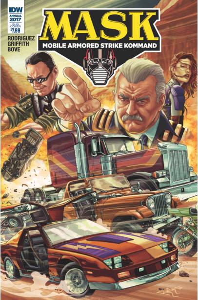 Mask, Mobile Armored Strike Kommand Annual 2017 - Subscription Variant Cover (IDW Comics 2017)