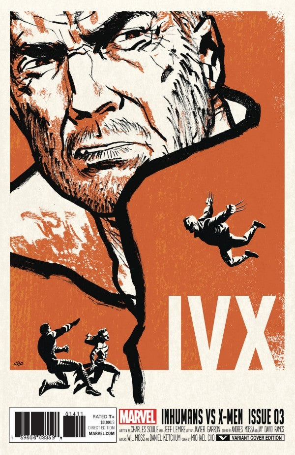 Inhumans VS X-Men # 3 of 6 (Marvel Comics 2016) Michael Cho Variant