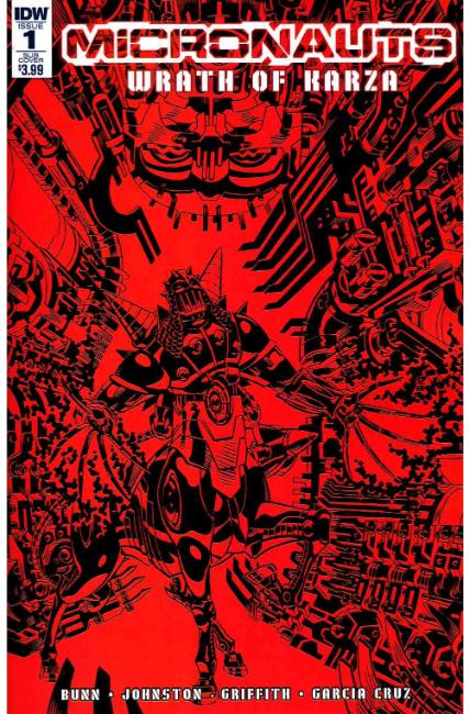 Micronauts Wrath of Karza # 1 of 5 - Subscription Variant Cover (IDW Comics 2016)