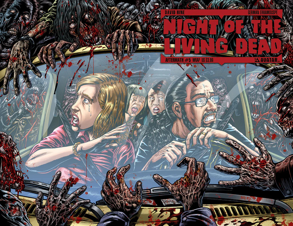 Night of the Living Dead: Aftermath # 5 (Avatar Comics 2014) Wrap Variant