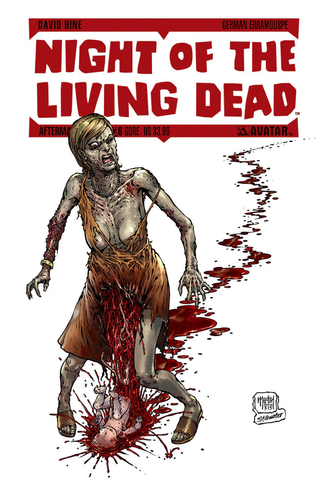 Night of the Living Dead: Aftermath # 6 (Avatar Comics 2014) Gore Variant
