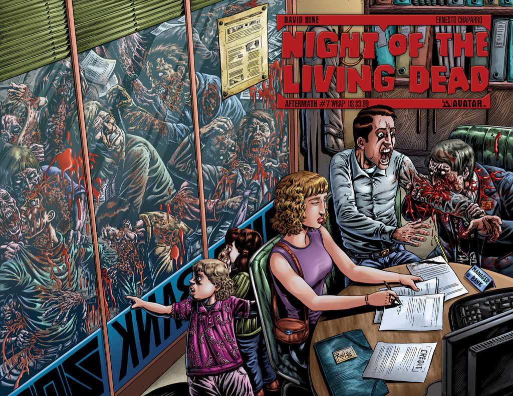 Night of the Living Dead: Aftermath # 7 (Avatar Comics 2014) Wrap Variant