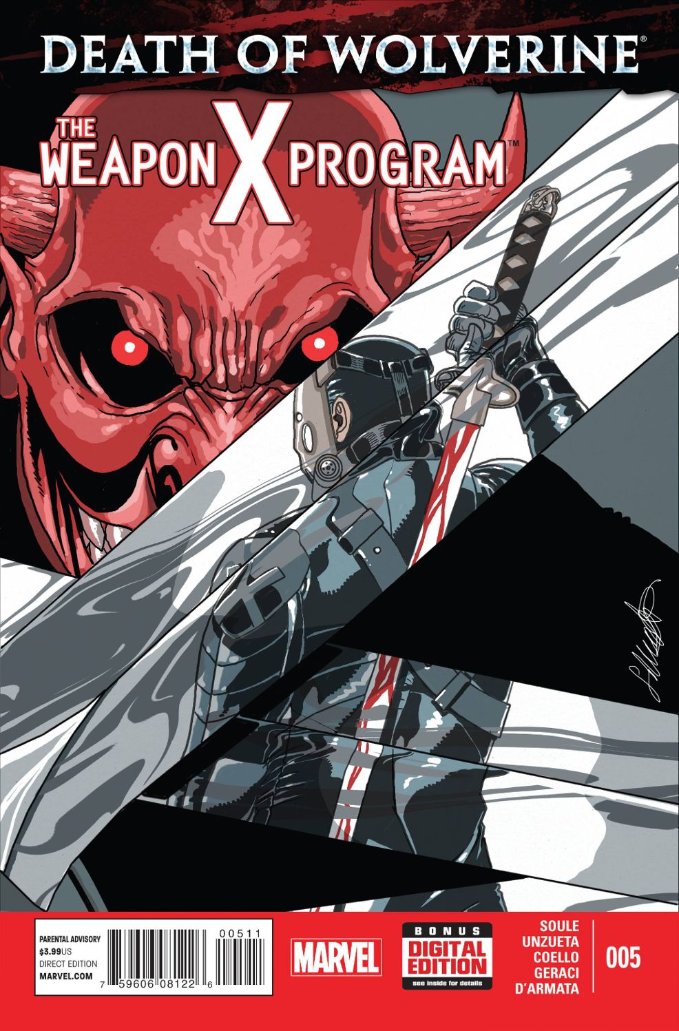 Death of Wolverine: Weapon X Program # 5 (Marvel Comics 2014)