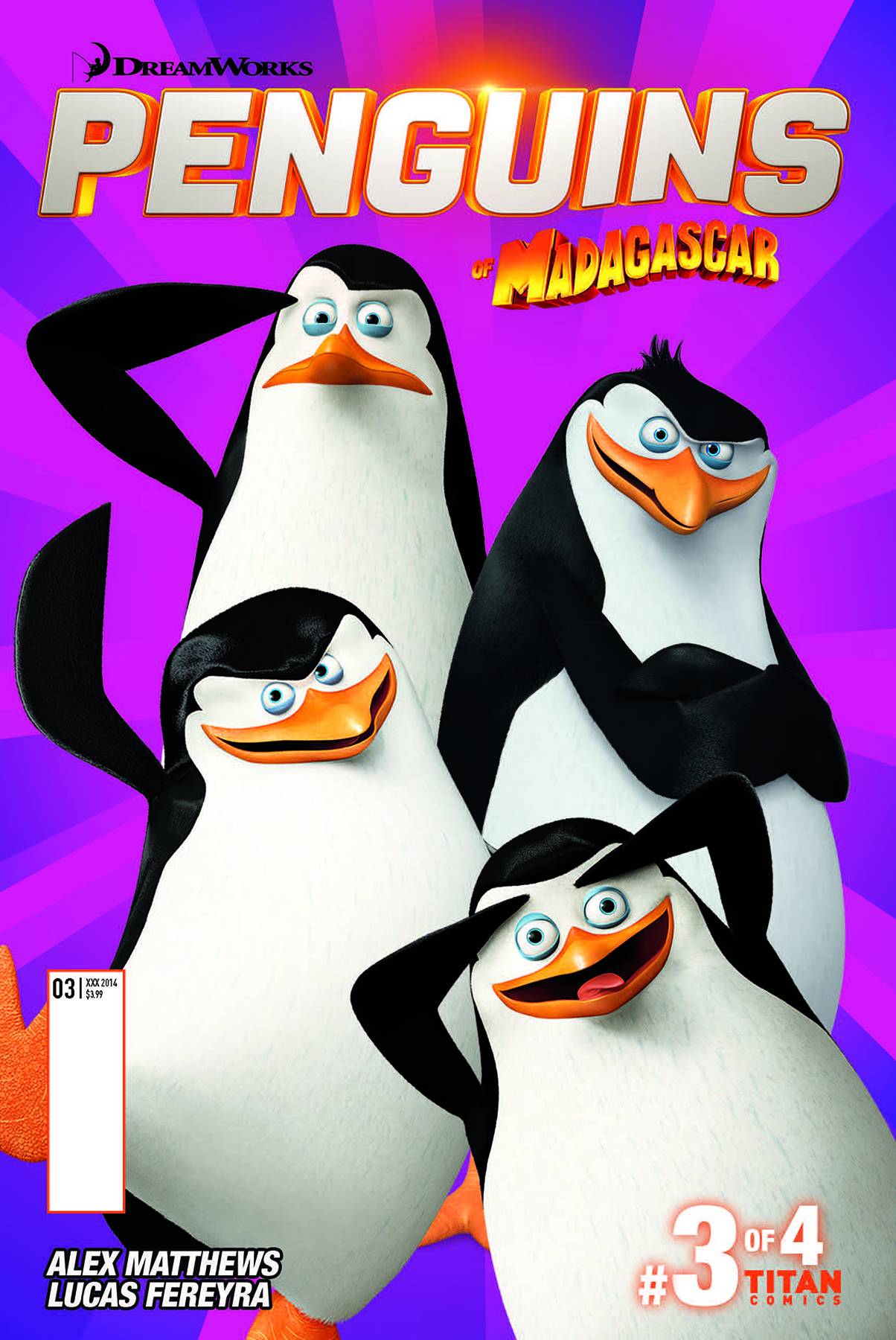 Penguins of Madagascar # 3 (Titan Comics 2015)