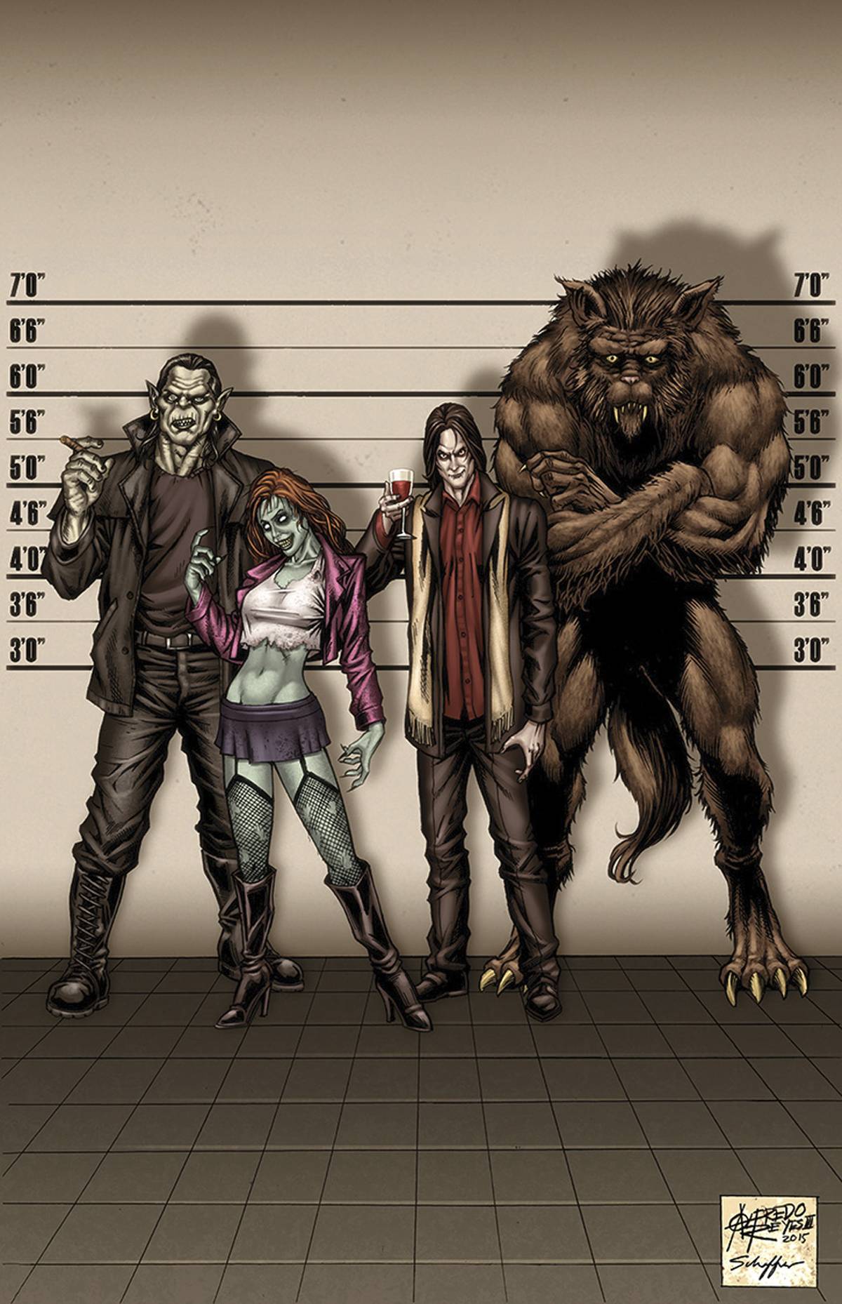 Escape From Monster Island # 1 - 6 (Zenescope comics 2016) All "D" Covers