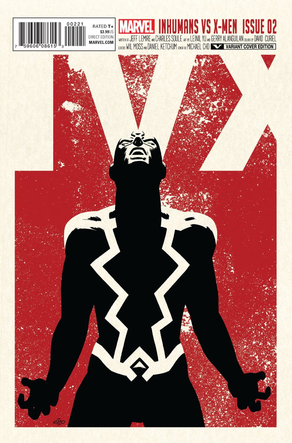 Inhumans VS X-Men # 2 of 6 (Marvel Comics 2016) Frank Cho Variant