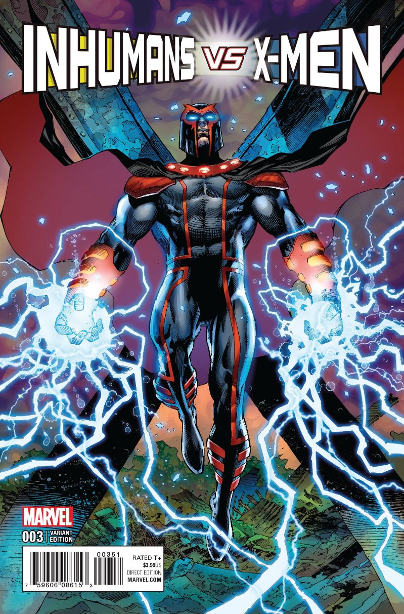 Inhumans VS X-Men # 3 of 6 (Marvel Comics 2016) X-Men Variant