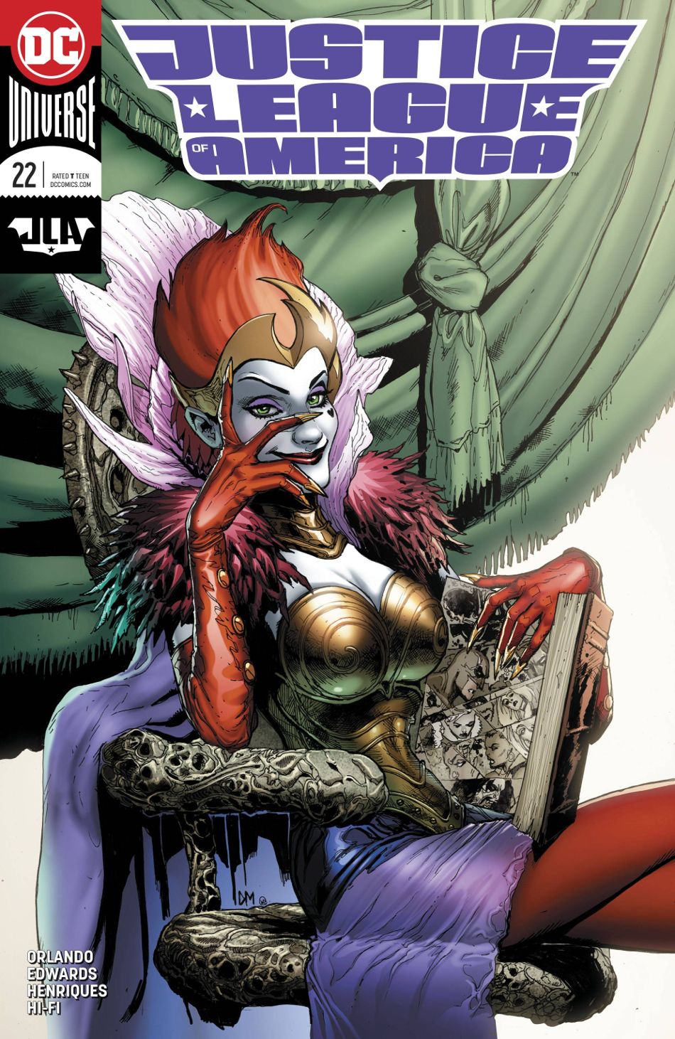 Justice League of America # 22 (DC Comics 2017) Variant Cover