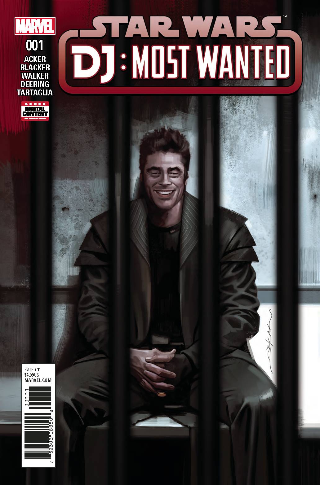 Star Wars: The Last Jedi - DJ - Most Wanted #  1 (Marvel Comics 2018)
