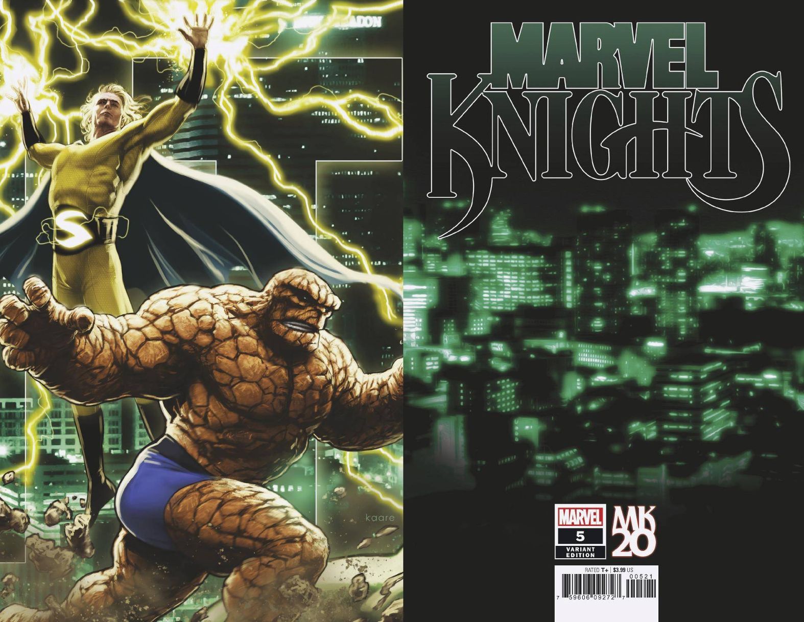 Marvel Knights 20th #  5 (Marvel Comics 2018) Andrew's Connecting Variant