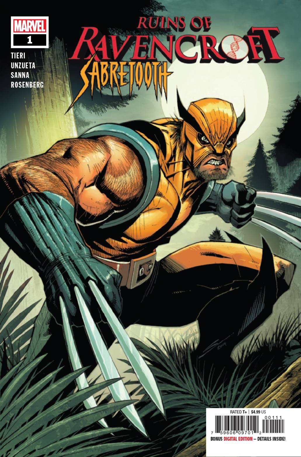 Ruins Of Ravencroft: Sabretooth #  1 (Marvel Comics 2020)