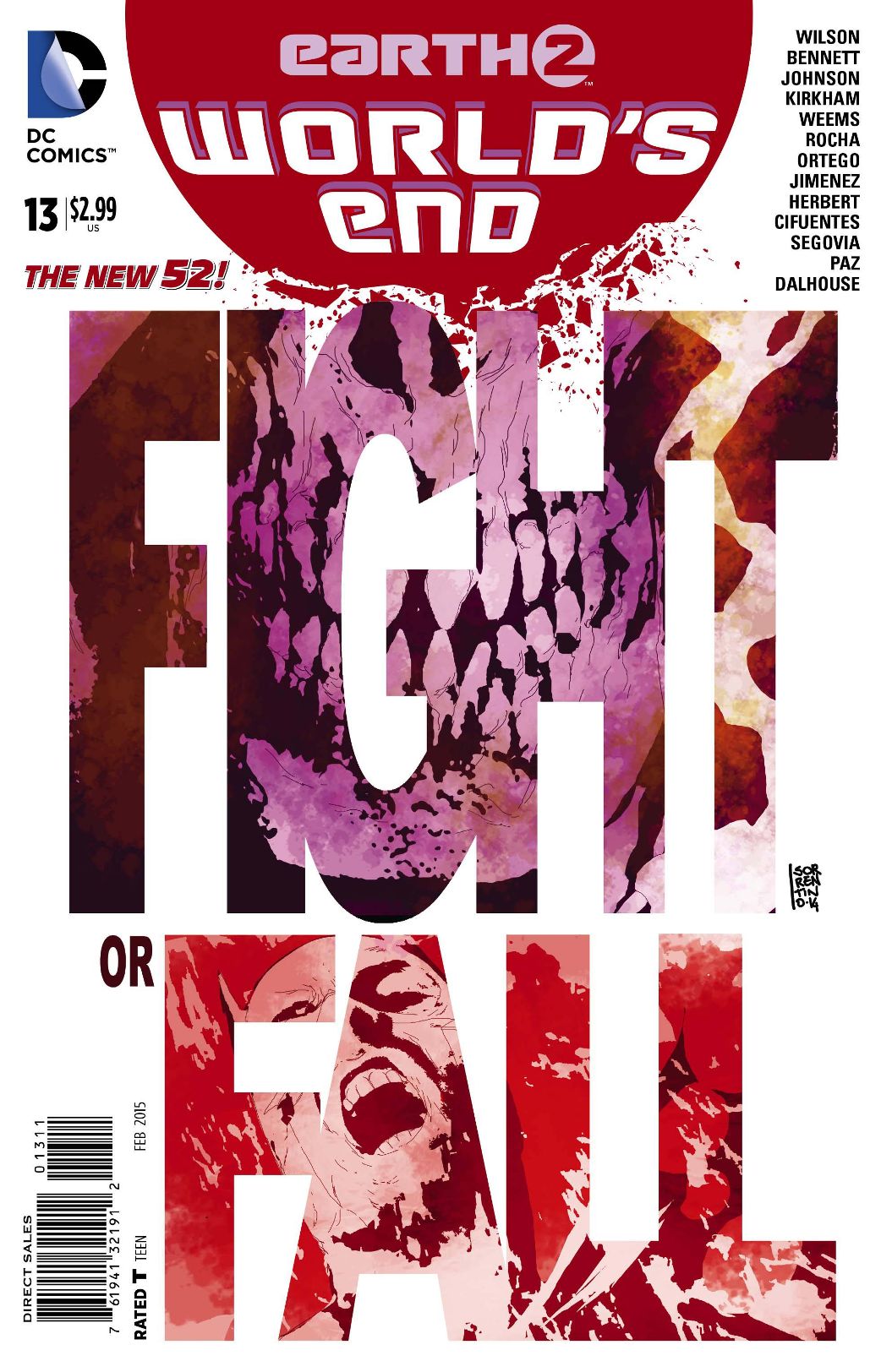 Earth 2: Worlds End # 13 (DC Comics 2014)