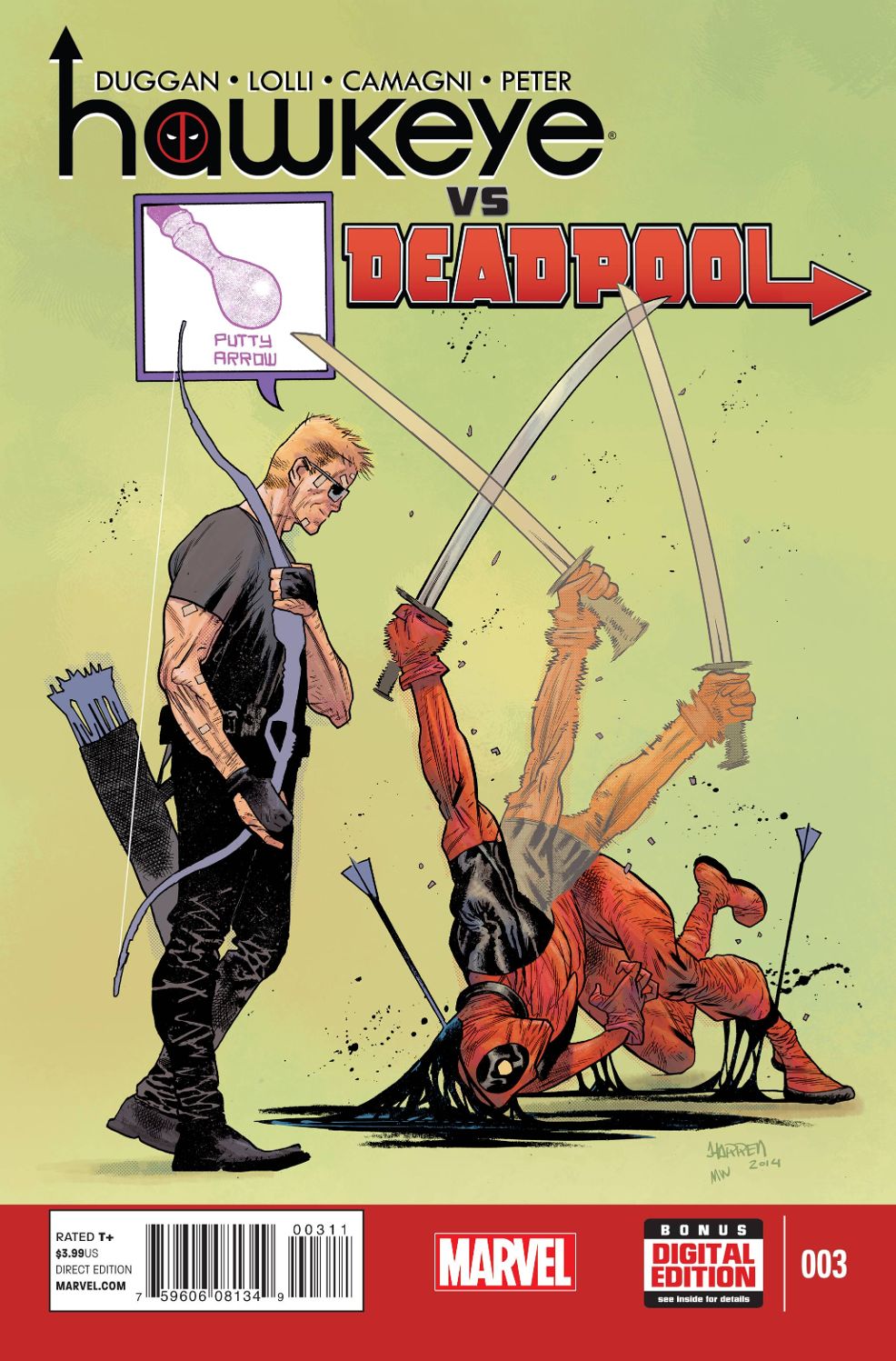 Hawkeye vs Deadpool # 3 (Marvel Comics 2014)