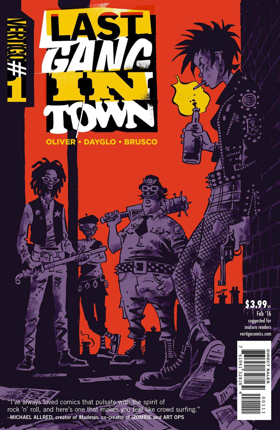 Last Gang in Town # 1 (Vertigo Comics 2016)