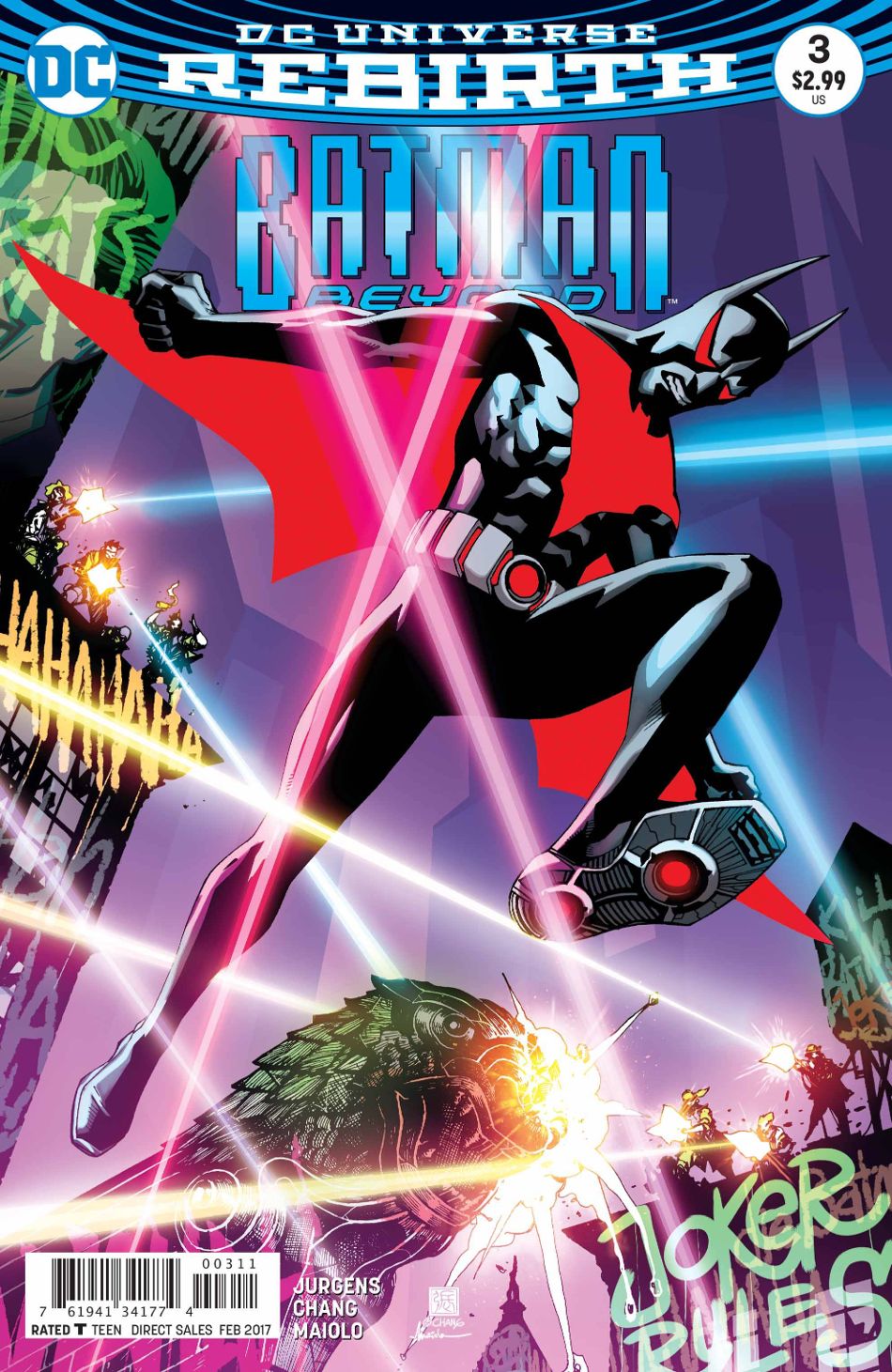 Batman Beyond (2016) #  3 (DC Comics 2016)