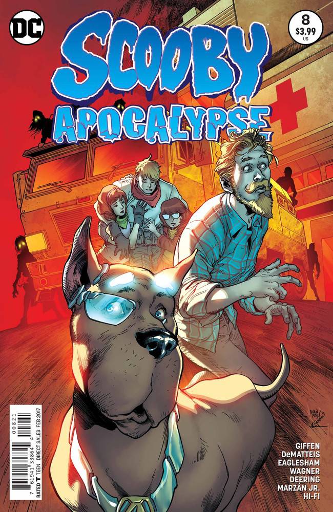 Scooby Apocalypse #  8 (DC Comics 2016) Variant Cover
