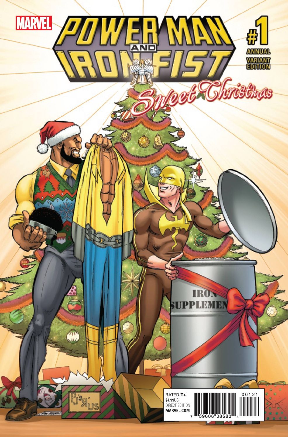 Power Man and Iron Fist Sweet Christmas Annual # 1 (Marvel Comics 2016)